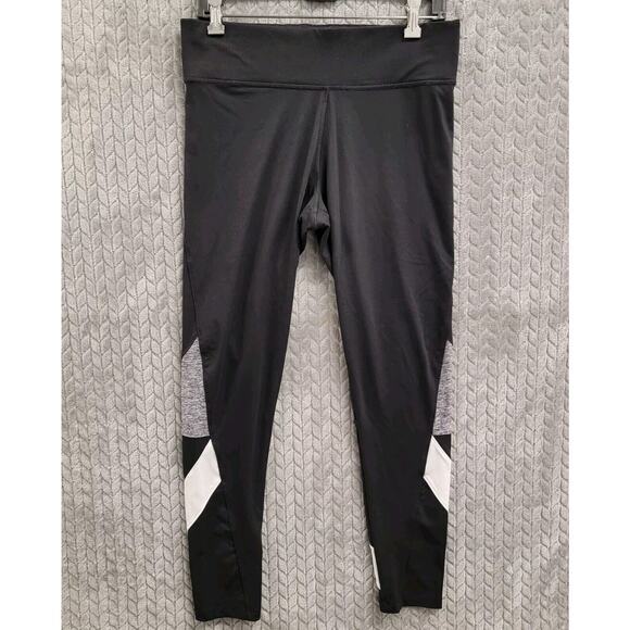 Victoria’s Secret Pink‎ Ultimate Leggings Women's Size Large Black Gray - Picture 1 of 10